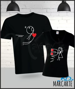 Camisetas Para Parejas Vinilo Textil