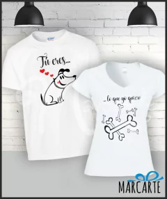 Camisetas Para Parejas Vinilo Textil