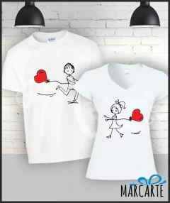 Camisetas Para Parejas Vinilo Textil en internet