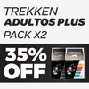 TREKKEN ADULTOS PLUS - Bolsa x 15 kg - PACK X2 UNIDADES - 35% OFF