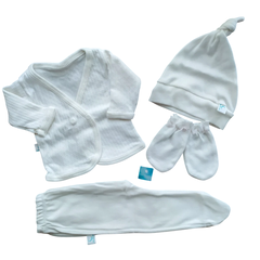 Ajuar 4 Piezas - Marfil Labradito - comprar online