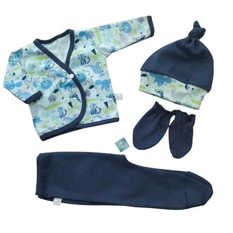 Ajuar 4 Piezas - Cangu Marino - comprar online