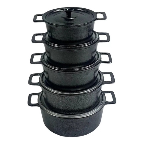 Jogo 16a24 Alumínio Fundido Preto