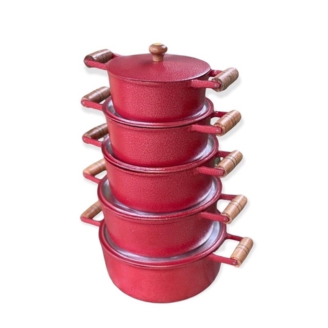 Jogo 16x24 Vermelho Tampa Aluminio Grosso