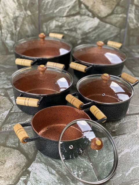 Jogo de panelas 16 a 24 Premium