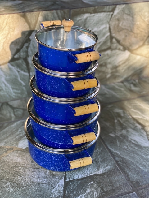 Jogo de panela 16 a 24 AZUL