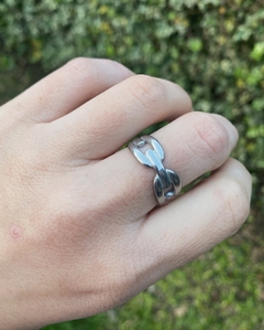Anillo cadena grueso