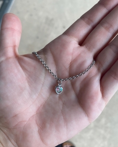 Collar corazón cristal tornasolado en internet