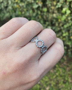 Anillo círculos calados - comprar online