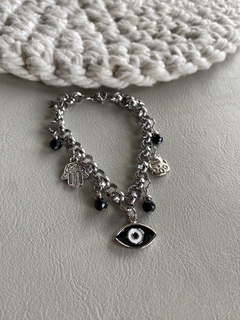 Pulsera protección ojo negro