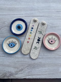 Ojo turco relieve rosa - comprar online