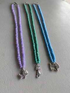 Collar mostacillas gato y perro