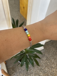 Pulsera cadena 7 chakras - Meripiú accesorios