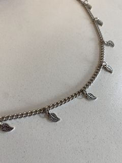 Tobillera mini hojitas