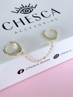 Solitario esposas gold - CHESCA ACCESORIOS