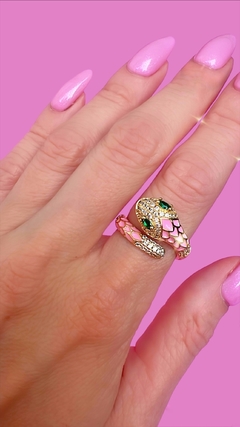 Anillo snake rose - comprar online