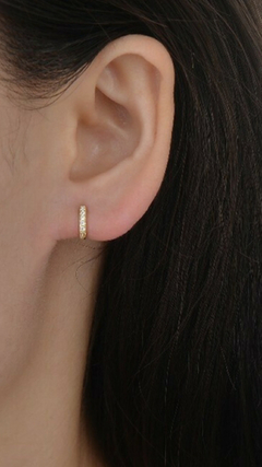 Argollas Charlotte mini Gold - comprar online