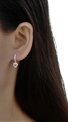 Argollitas corazoncito - comprar online
