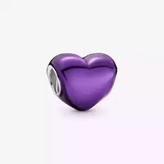 Charm corazón violeta en internet