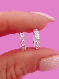 Argollas spring cristal - comprar online