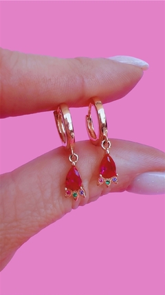 Argollas fucsia rose - comprar online