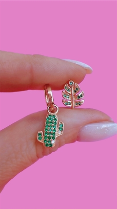 Set cactus + hoja rose - comprar online