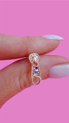 Solitario zipper multicolor rose - comprar online