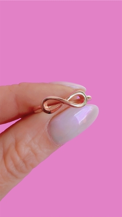 Anillo infinito rose