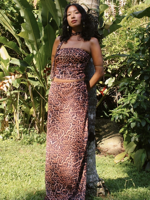 Saia de Tule Oncinha Felina Terrosa