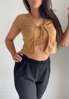 Conjunto Ayko (Beige) - Saquito y top - tienda online