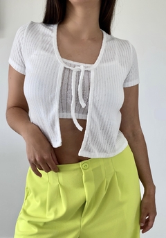 Imagen de Conjunto Ayko (Beige) - Saquito y top