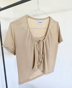 Conjunto Ayko (Beige) - Saquito y top