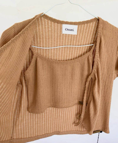 Conjunto Ayko (Beige) - Saquito y top - Omani