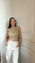 Top Canalé Beige - comprar online