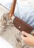 Bolso Buenos Aires lino beige Acanthus chocolate en internet