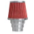 MULTI678DL GRANDE - RS - FILTRO DE AR ESPORTIVO GRANDE DUPLO FLUXO - PREO E VERMELHO