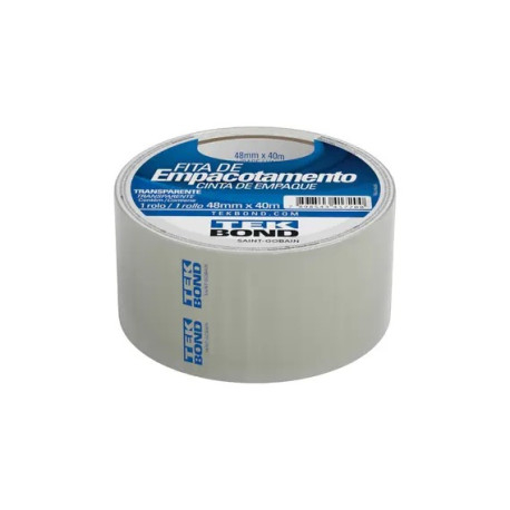 17000013919 - TEK BOND FITA DE EMPACOTAMENTO TRANSPARENTE 48MM X 100M