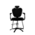CADEIRA DE CABELEIREIRO TOP BLACK - comprar online