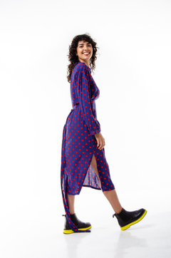 Vestido lunares "Focos rojos"