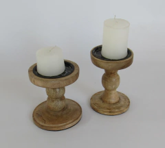 Posa Velas Madera Saur