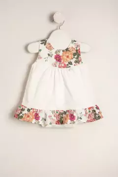 Body vestido de algodón combinado con liberty Nice Articulo: 39051415