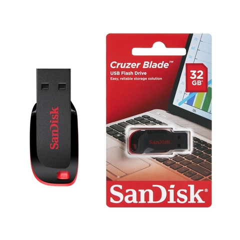 Pen Drive San Disk Cruzer Blade 32GB
