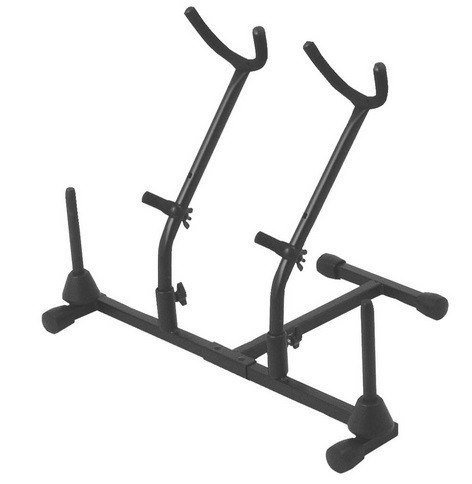 Soporte Para 2 Saxos Y 2 Flautas O Clarinetes De Piso Envios
