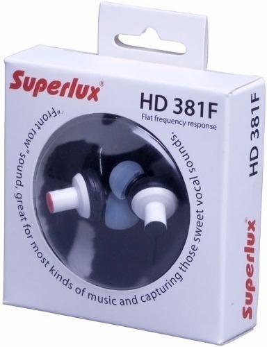 Superlux Auricular Modelo Hd 381 In Ear Monitoreo Nuevo