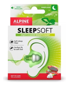 Auriculares Alpine Sleepsoft Sleep Protector Soft Sleep Sleep Ronco, Color Verde - comprar online