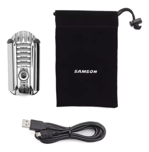 Micrófono Samson Meteor Mic Condensador Cardioide Color Chro - comprar online