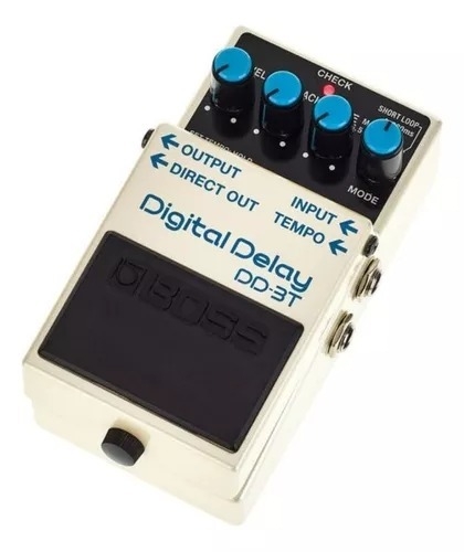 Pedal De Efecto Boss Digital Delay Dd-3t Blanco - comprar online