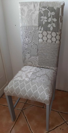 Conjunto Cadeiras Patchwork - 6 unidades - ARTPATCHMIMO MÓVEIS REPAGINADOS E REFORMADOS