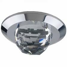 SPOT EMB RED LED 1W 3k COM CRISTAL BEL YD497R fl