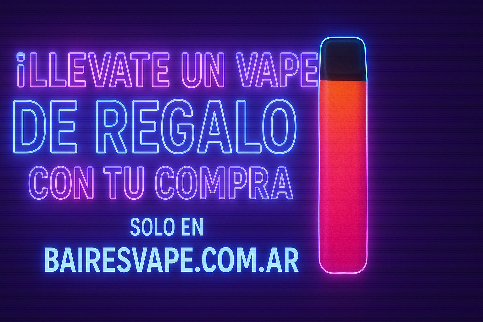Banner de Baires Vape Store